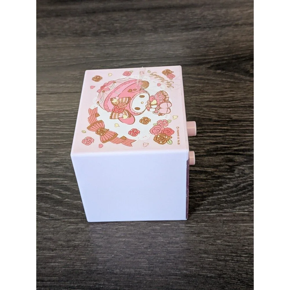 Official Sanrio My Melody Pink Plastic Lidded Decorative Storage Box